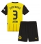 Fotbollsset Barn Borussia Dortmund Waldemar Anton #3 Hemmatröja 2024-25 Mini-Kit Kortärmad (+ korta byxor)