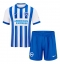 Fotbollsset Barn Brighton Danny Welbeck #18 Hemmatröja 2024-25 Mini-Kit Kortärmad (+ korta byxor)