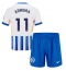 Fotbollsset Barn Brighton Simon Adingra #11 Hemmatröja 2024-25 Mini-Kit Kortärmad (+ korta byxor)