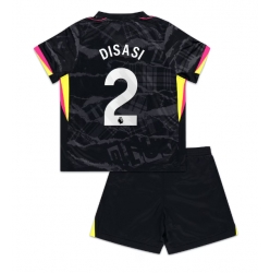 Fotbollsset Barn Chelsea Axel Disasi #2 Tredje Tröja 2024-25 Mini-Kit Kortärmad (+ korta byxor)