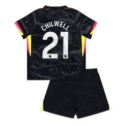 Fotbollsset Barn Chelsea Ben Chilwell #21 Tredje Tröja 2024-25 Mini-Kit Kortärmad (+ korta byxor)