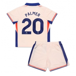 Fotbollsset Barn Chelsea Cole Palmer #20 Bortatröja 2024-25 Mini-Kit Kortärmad (+ korta byxor)