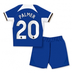 Fotbollsset Barn Chelsea Cole Palmer #20 Hemmatröja 2023-24 Mini-Kit Kortärmad (+ korta byxor)