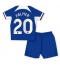 Fotbollsset Barn Chelsea Cole Palmer #20 Hemmatröja 2023-24 Mini-Kit Kortärmad (+ korta byxor)