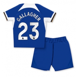 Fotbollsset Barn Chelsea Conor Gallagher #23 Hemmatröja 2023-24 Mini-Kit Kortärmad (+ korta byxor)