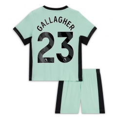 Fotbollsset Barn Chelsea Conor Gallagher #23 Tredje Tröja 2023-24 Mini-Kit Kortärmad (+ korta byxor)