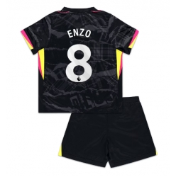 Fotbollsset Barn Chelsea Enzo Fernandez #8 Tredje Tröja 2024-25 Mini-Kit Kortärmad (+ korta byxor)