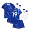 Fotbollsset Barn Chelsea Jadon Sancho #19 Hemmatröja 2024-25 Mini-Kit Kortärmad (+ korta byxor)