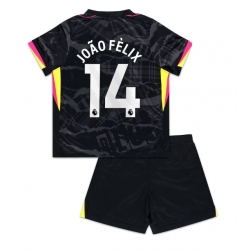 Fotbollsset Barn Chelsea Joao Felix #14 Tredje Tröja 2024-25 Mini-Kit Kortärmad (+ korta byxor)