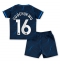 Fotbollsset Barn Chelsea Lesley Ugochukwu #16 Bortatröja 2023-24 Mini-Kit Kortärmad (+ korta byxor)