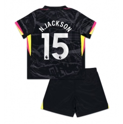 Fotbollsset Barn Chelsea Nicolas Jackson #15 Tredje Tröja 2024-25 Mini-Kit Kortärmad (+ korta byxor)