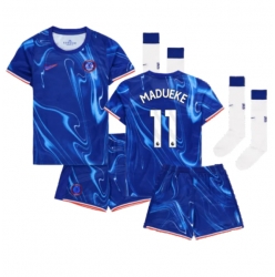 Fotbollsset Barn Chelsea Noni Madueke #11 Hemmatröja 2024-25 Mini-Kit Kortärmad (+ korta byxor)