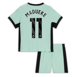 Fotbollsset Barn Chelsea Noni Madueke #11 Tredje Tröja 2023-24 Mini-Kit Kortärmad (+ korta byxor)