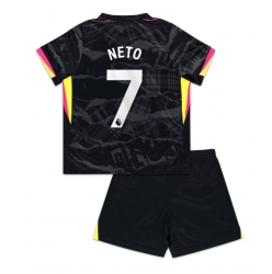 Fotbollsset Barn Chelsea Pedro Neto #7 Tredje Tröja 2024-25 Mini-Kit Kortärmad (+ korta byxor)