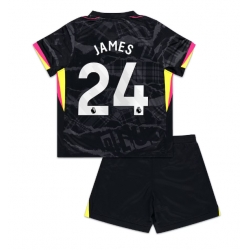 Fotbollsset Barn Chelsea Reece James #24 Tredje Tröja 2024-25 Mini-Kit Kortärmad (+ korta byxor)