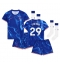 Fotbollsset Barn Chelsea Wesley Fofana #29 Hemmatröja 2024-25 Mini-Kit Kortärmad (+ korta byxor)