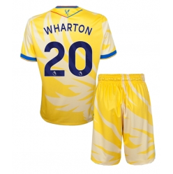 Fotbollsset Barn Crystal Palace Adam Wharton #20 Bortatröja 2024-25 Mini-Kit Kortärmad (+ korta byxor)