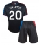 Fotbollsset Barn Crystal Palace Adam Wharton #20 Tredje Tröja 2024-25 Mini-Kit Kortärmad (+ korta byxor)