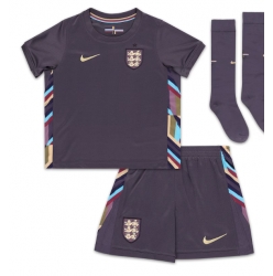 Fotbollsset Barn England Bortatröja EM 2024 Mini-Kit Kortärmad (+ korta byxor)