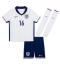 Fotbollsset Barn England Conor Gallagher #16 Hemmatröja EM 2024 Mini-Kit Kortärmad (+ korta byxor)