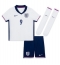 Fotbollsset Barn England Harry Kane #9 Hemmatröja EM 2024 Mini-Kit Kortärmad (+ korta byxor)