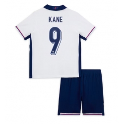 Fotbollsset Barn England Harry Kane #9 Hemmatröja EM 2024 Mini-Kit Kortärmad (+ korta byxor)