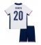 Fotbollsset Barn England Jarrod Bowen #20 Hemmatröja EM 2024 Mini-Kit Kortärmad (+ korta byxor)