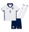 Fotbollsset Barn England John Stones #5 Hemmatröja EM 2024 Mini-Kit Kortärmad (+ korta byxor)