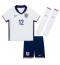 Fotbollsset Barn England Kieran Trippier #12 Hemmatröja EM 2024 Mini-Kit Kortärmad (+ korta byxor)