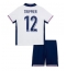 Fotbollsset Barn England Kieran Trippier #12 Hemmatröja EM 2024 Mini-Kit Kortärmad (+ korta byxor)