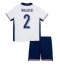 Fotbollsset Barn England Kyle Walker #2 Hemmatröja EM 2024 Mini-Kit Kortärmad (+ korta byxor)