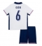 Fotbollsset Barn England Marc Guehi #6 Hemmatröja EM 2024 Mini-Kit Kortärmad (+ korta byxor)