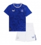 Fotbollsset Barn Everton Ashley Young #18 Hemmatröja 2024-25 Mini-Kit Kortärmad (+ korta byxor)