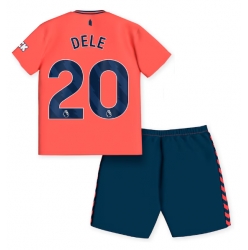 Fotbollsset Barn Everton Dele Alli #20 Bortatröja 2023-24 Mini-Kit Kortärmad (+ korta byxor)