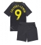 Fotbollsset Barn Everton Dominic Calvert-Lewin #9 Bortatröja 2024-25 Mini-Kit Kortärmad (+ korta byxor)