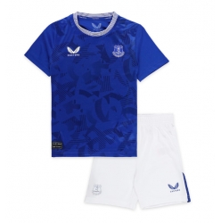 Fotbollsset Barn Everton Hemmatröja 2024-25 Mini-Kit Kortärmad (+ korta byxor)