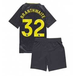 Fotbollsset Barn Everton Jarrad Branthwaite #32 Bortatröja 2024-25 Mini-Kit Kortärmad (+ korta byxor)