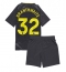 Fotbollsset Barn Everton Jarrad Branthwaite #32 Bortatröja 2024-25 Mini-Kit Kortärmad (+ korta byxor)