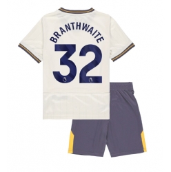 Fotbollsset Barn Everton Jarrad Branthwaite #32 Tredje Tröja 2024-25 Mini-Kit Kortärmad (+ korta byxor)