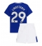 Fotbollsset Barn Everton Jesper Lindstrom #29 Hemmatröja 2024-25 Mini-Kit Kortärmad (+ korta byxor)