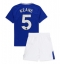 Fotbollsset Barn Everton Michael Keane #5 Hemmatröja 2024-25 Mini-Kit Kortärmad (+ korta byxor)