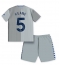 Fotbollsset Barn Everton Michael Keane #5 Tredje Tröja 2023-24 Mini-Kit Kortärmad (+ korta byxor)