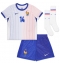 Fotbollsset Barn Frankrike Adrien Rabiot #14 Bortatröja EM 2024 Mini-Kit Kortärmad (+ korta byxor)