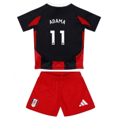 Fotbollsset Barn Fulham Adama Traore #11 Bortatröja 2024-25 Mini-Kit Kortärmad (+ korta byxor)