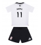 Fotbollsset Barn Fulham Adama Traore #11 Hemmatröja 2024-25 Mini-Kit Kortärmad (+ korta byxor)