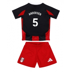 Fotbollsset Barn Fulham Emile Smith Rowe #32 Bortatröja 2024-25 Mini-Kit Kortärmad (+ korta byxor)