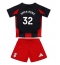 Fotbollsset Barn Fulham Joachim Andersen #5 Bortatröja 2024-25 Mini-Kit Kortärmad (+ korta byxor)