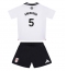 Fotbollsset Barn Fulham Joachim Andersen #5 Hemmatröja 2024-25 Mini-Kit Kortärmad (+ korta byxor)