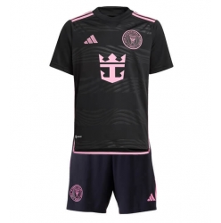 Fotbollsset Barn Inter Miami Bortatröja 2024-25 Mini-Kit Kortärmad (+ korta byxor)