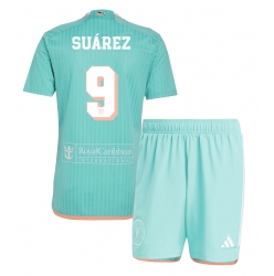 Fotbollsset Barn Inter Miami Luis Suarez #9 Tredje Tröja 2024-25 Mini-Kit Kortärmad (+ korta byxor)